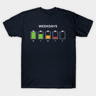 Funny Work Week TGIF T-Shirt T-Shirt